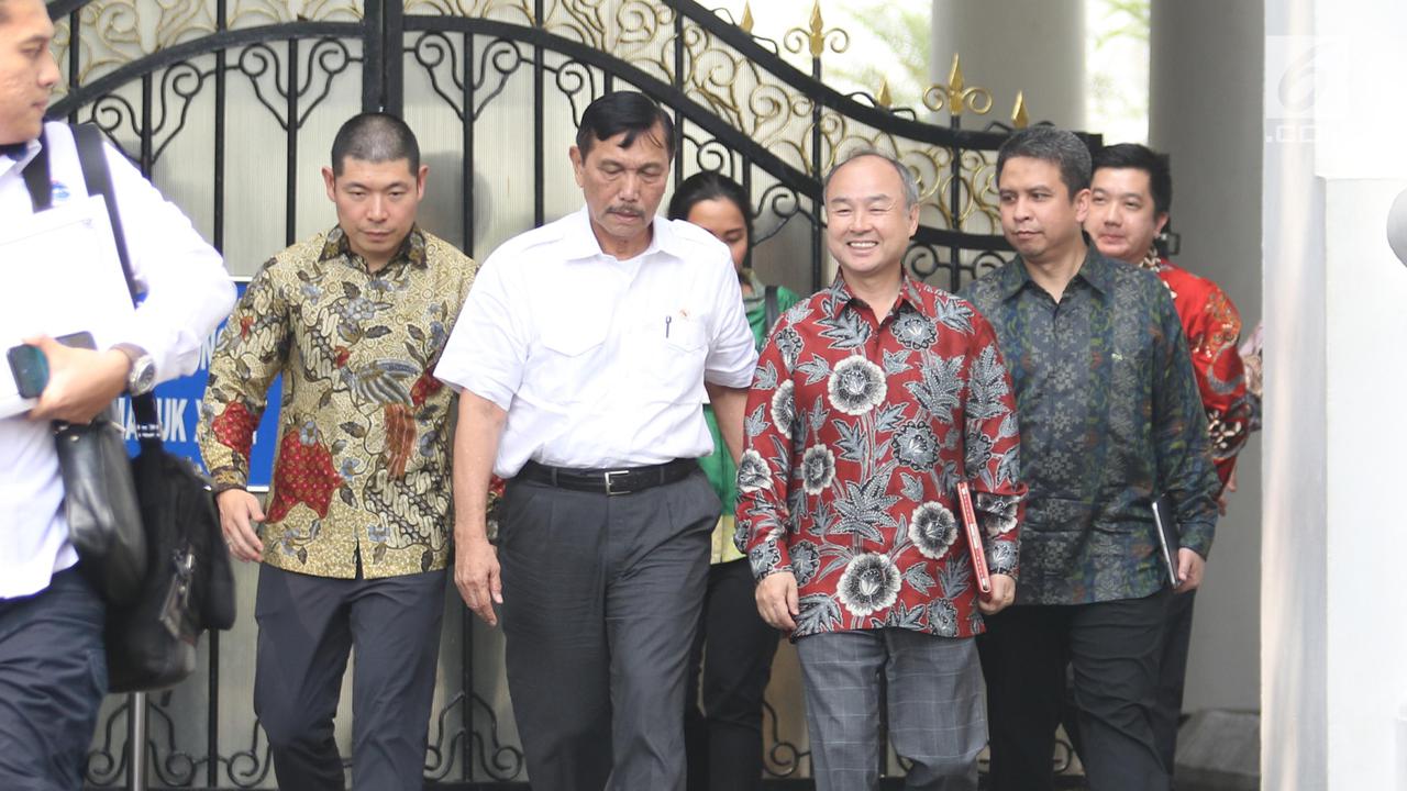 Bos SoftBank Temui Presiden Jokowi