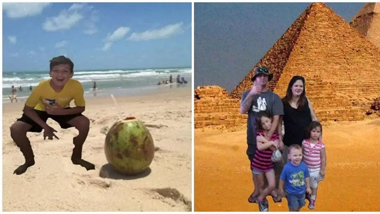 6 Editan Foto saat Liburan Ini Justru Gagal, Bikin Ketawa