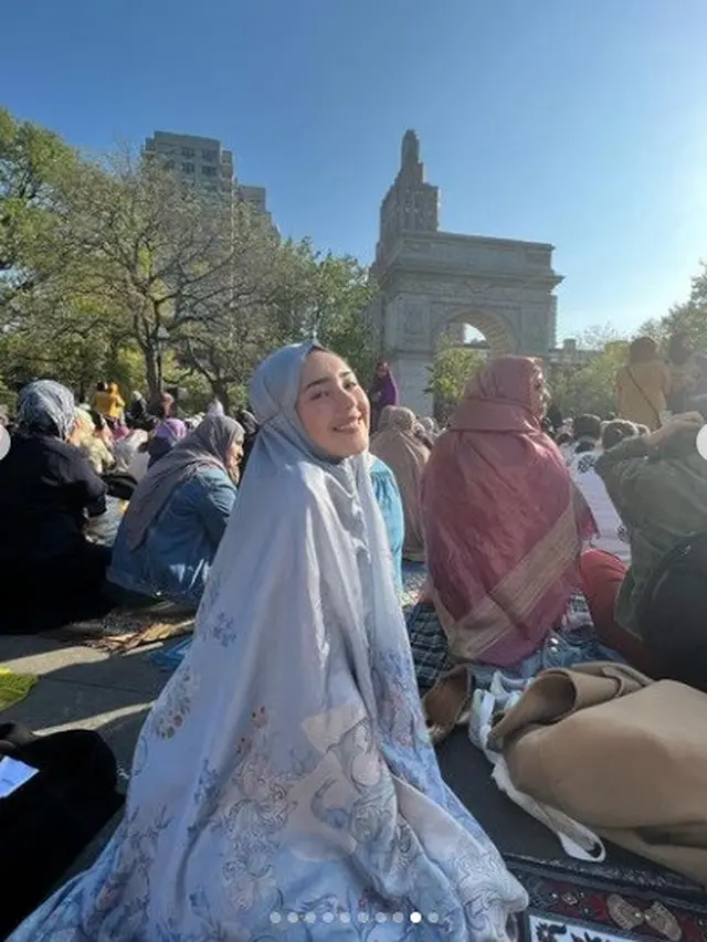 Artis lebaran Idul Fitri 2023 di luar negeri (Foto: Instagram bebytsabina)