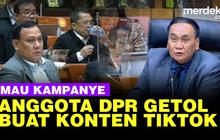 VIDEO: Biar Laris Manis, Anggota DPR Getol Bikin Konten Rapat di YouTube & TikTok