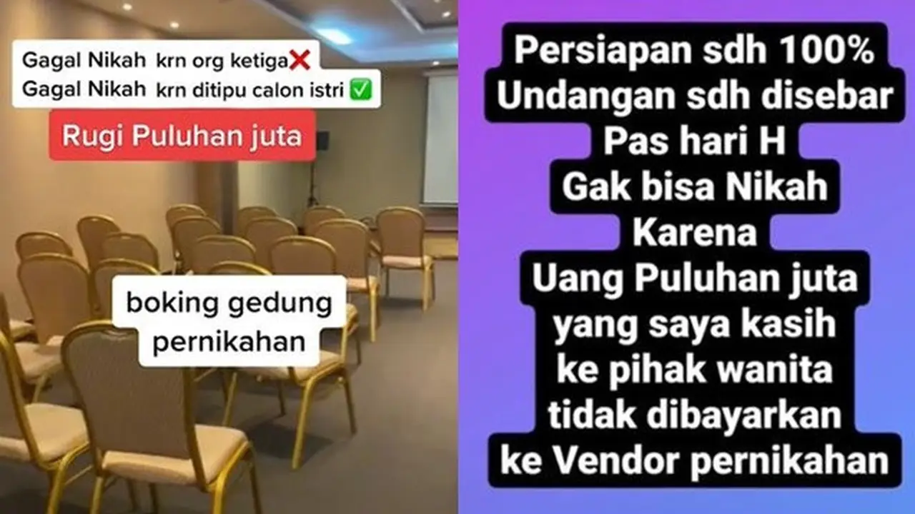 Gagal Nikah, Pria Ini Ditipu Calon Istri hingga Rugi Puluhan Juta