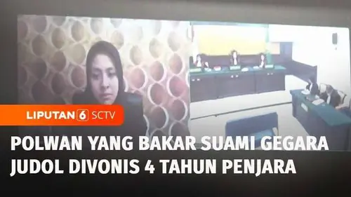 VIDEO: Briptu Fadhilatun Nikmah, Polwan Pembakar Suami hingga Tewas Divonis 4 Tahun Penjara