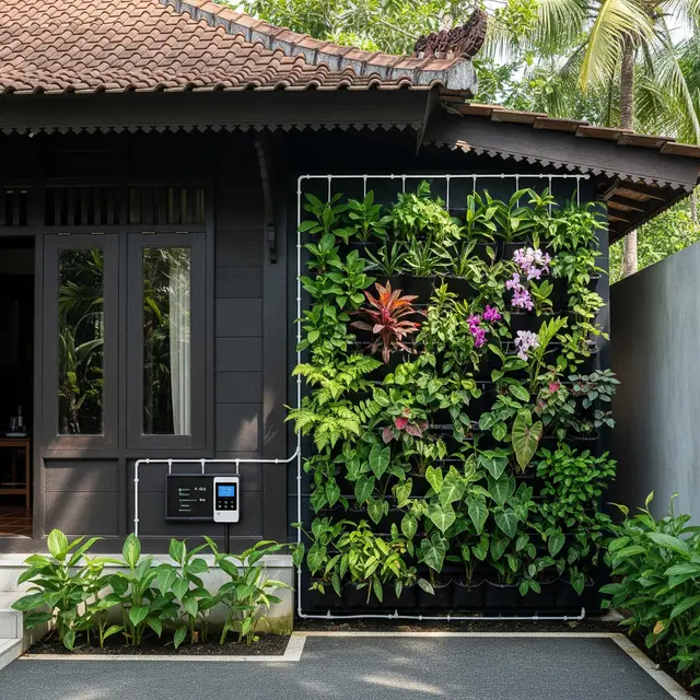 9 Desain Kebun Vertikal Otomatis yang Bisa Ditinggal Liburan, Solusi Tanaman Tetap Subur
