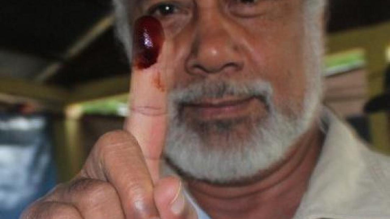 Xanana nyoblos di Pilpres Timor Leste