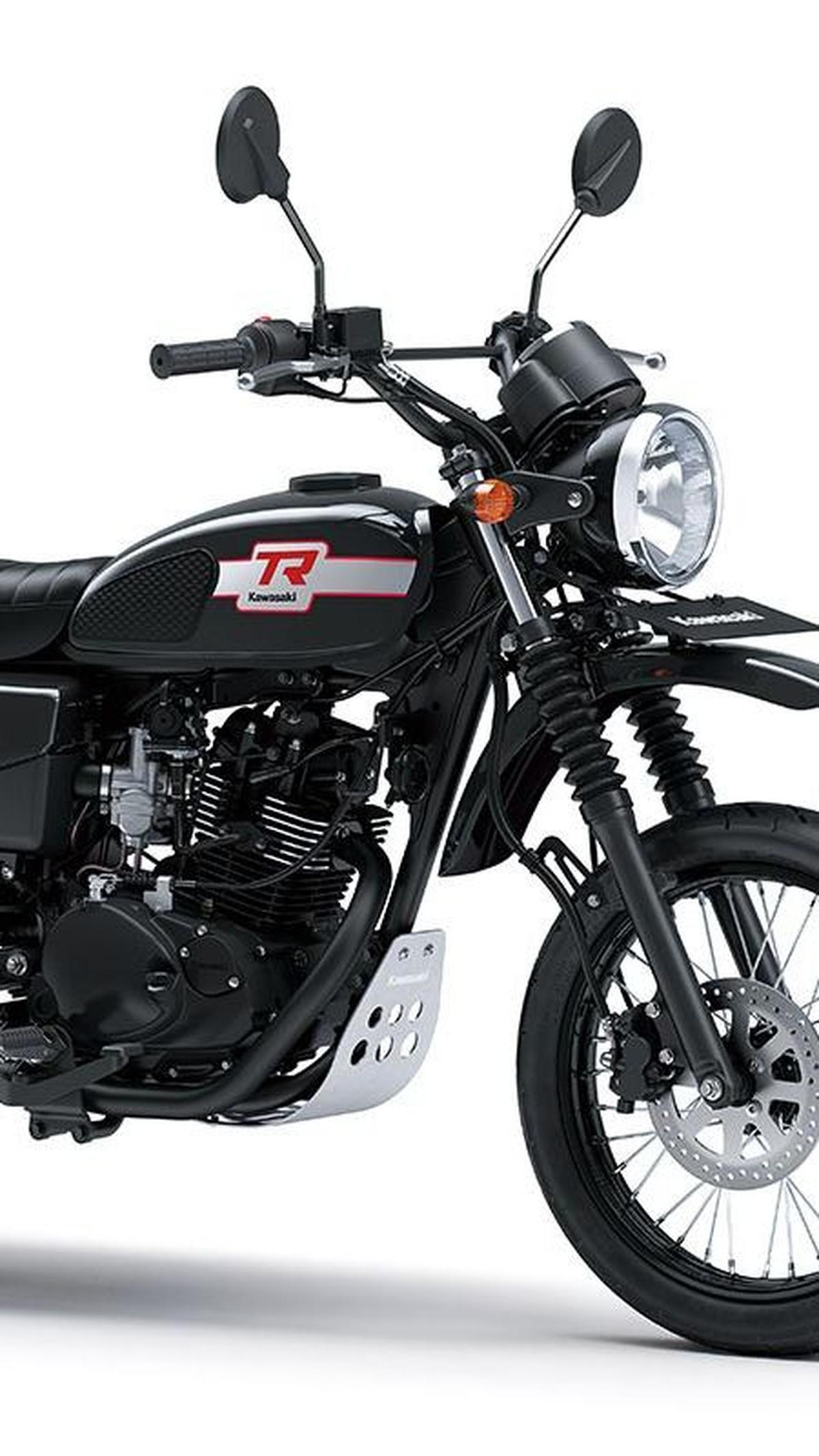 Keluarga Kawasaki "W" dengan desain retro