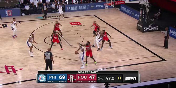 VIDEO: Highlights NBA, Philadelphia 76ers Unggul Jauh Atas Houston Rockets 134-96