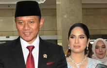 FOTO: Dampingi AHY Sertijab Menteri ATR BPN Indonesia Maju, Kecantikan Annisa Pohan Mencuri Perhatian