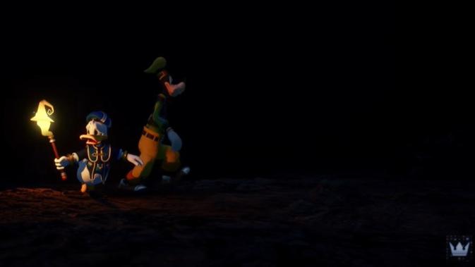 Donald Duck dan Goofy dalam cuplikan Kingdom Hearts IV (YouTube Kingdom Hearts)