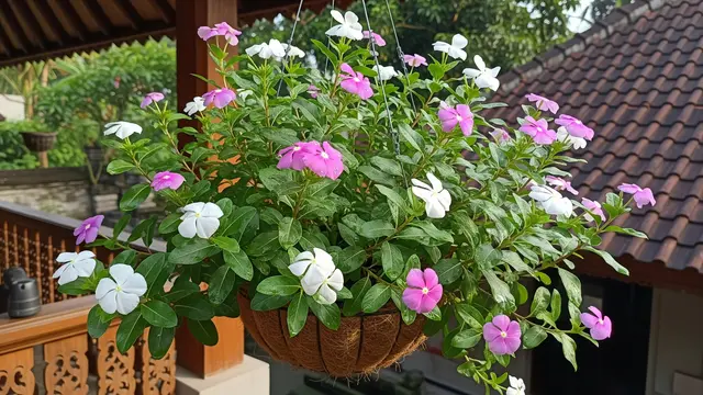 Tanaman Gantung Outdoor yang Tahan Panas dan Hujan