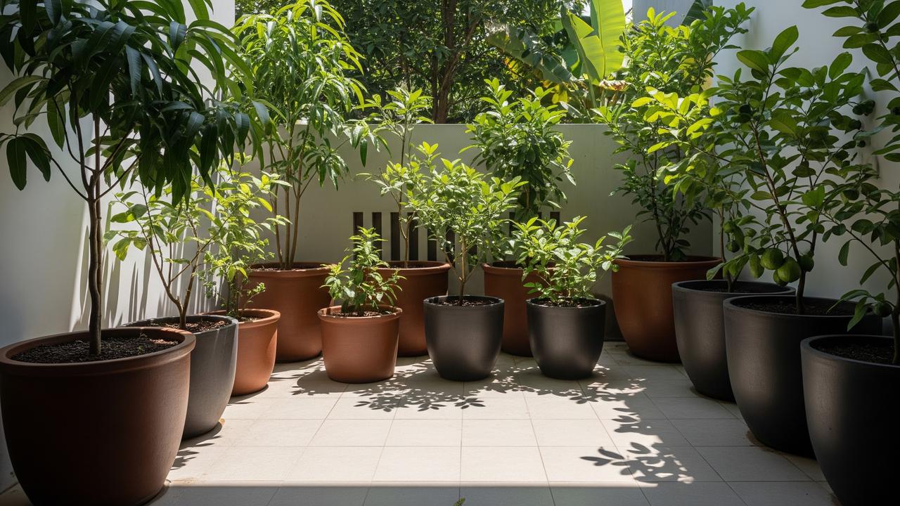 Cara Memilih Pot untuk Tanaman Buah (AI Generated)