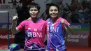 Indonesia berhasil meloloskan satu pasangan ganda putri ke babak semifinal Daihatsu Indonesia Masters 2022 melalui pasangan Apriyani Rahayu/Siti Fadia Silva Ramadhanti. Keduanya ibarat menjadi kuda hitam di nomor ganda putri berkat penampilan kompaknya meski belum lama dipasangkan. (Bola.com/Ikhwan Yanuar)