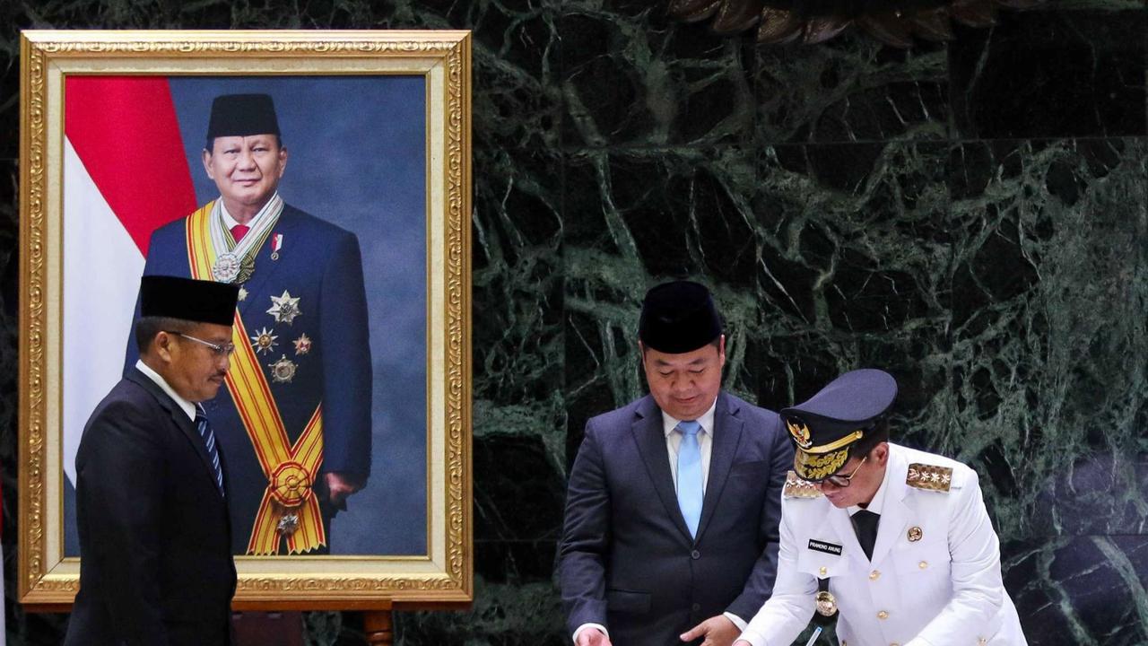 Serah terima jabatan Gubernur Jakarta