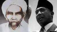 Kolase Mbah Kholil Bangkalan dan Bung Karno (Istimewa)