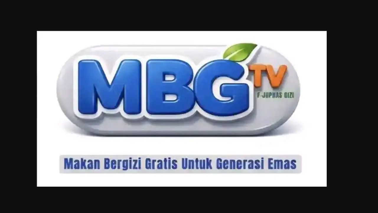 Logo Makan Bergizi Gratis (MBG) TV yang baru saja mengudara.