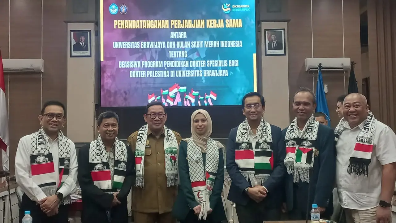 BSMI dan Universitas Brawijaya Teken Kerja Sama Beasiswa Dokter Spesialis untuk Dokter Palestina