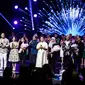 All artis saat konser Erros Chrisye Yockie: Tembang Persada Sang Tritunggal di Jakarta