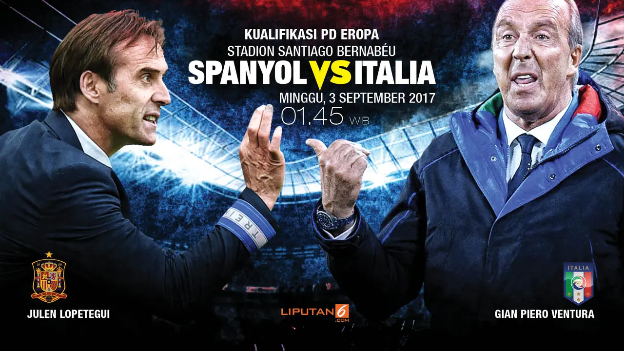 Prediksi Spanyol vs Italia