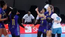 Bertanding di GOR Ahmad Yani, Pontianak, Minggu (11/1/2026), tim asuhan Chamman Dokmai tampil dominan dan menundukkan Jakarta Livin Mandiri dengan skor telak tiga set langsung, 3-0 (25-23, 25-14, 25-23). (Dok. PBVSI)