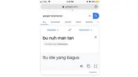 Terjemahan Nyeleneh Ala Google Translate Ini Bikin Geleng-geleng (sumber:Twitter/@askmenfess)