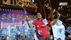 Ade memenangkan hadiah tersebut saat pertama kali kunjungi Singapura.