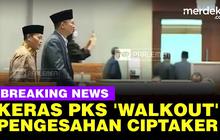 VIDEO: Detik-Detik PKS Walkout dari Sidang Paripurna, Tolak Pengesahan UU Ciptaker