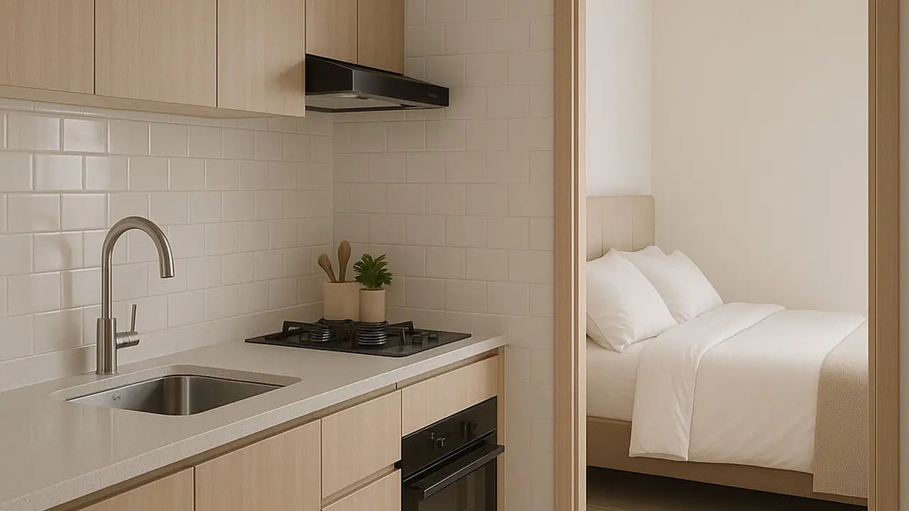Desain Dapur Dekat Kamar Tidur