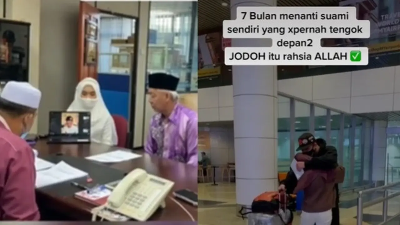 Menikah Online, Pasangan Suami Istri Ini Baru Bertemu 7 Bulan Usai Pernikahan