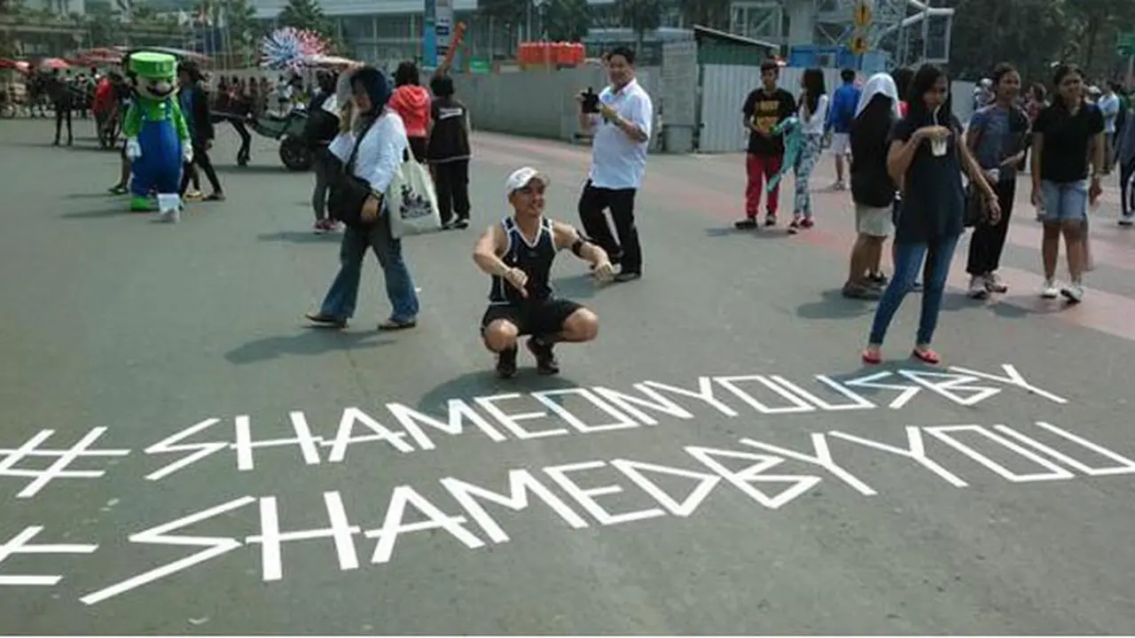 #ShameOnYouSBY  Menghilang di Twitter, Muncul di Bundaran HI