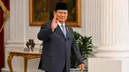Presiden Prabowo Subianto menyapa para jurnalis sebelum menerima tamu kenegaraannya di Istana Kepresidenan Republik Indonesia, Jakarta pada Senin 21 Oktober 2024. (BAY ISMOYO/AFP)