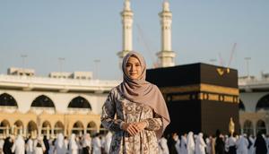 Model Gamis Batik Buat Umroh yang Anggun dan Nyaman/Gemini AI