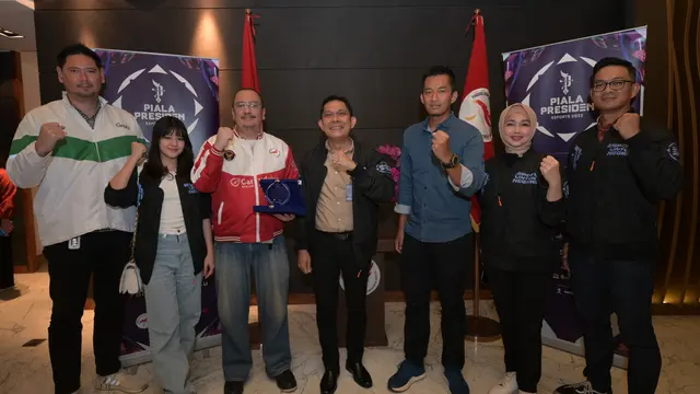 Piala Presiden Esports 2022 menggelar acara kunjungan ke kantor PB Esports Indonesia (PBESI) pada Rabu (2/11/2022).