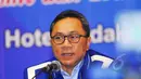 Ketua Umum PAN, Zulkifli Hasan seusai penutupan Rakernas I DPP PAN, di Jakarta, Kamis (7/5/2015). Rakernas tersebut membahas mengenai konsolidasi persiapan pemilihan kepala daerah serentak 2015. (Liputan6.com/Helmi Afandi)