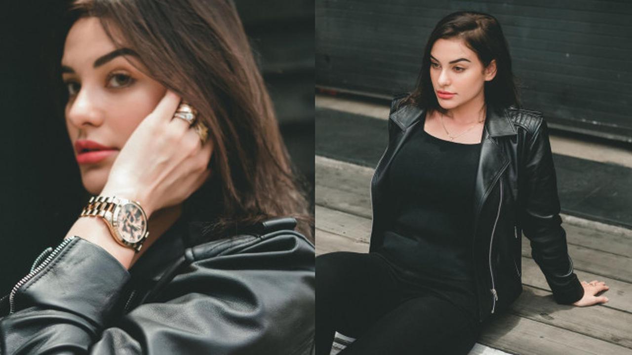 Gaya Nora Alexandra Kenakan Jaket Kulit, Tampil Stylish