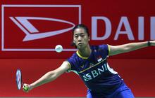 FOTO: Gagal Lolos ke 16 Besar Indonesia Masters 2024, Putri KW Kecewa Dikalahkan Wakil Jepang Natsuki Nidaira