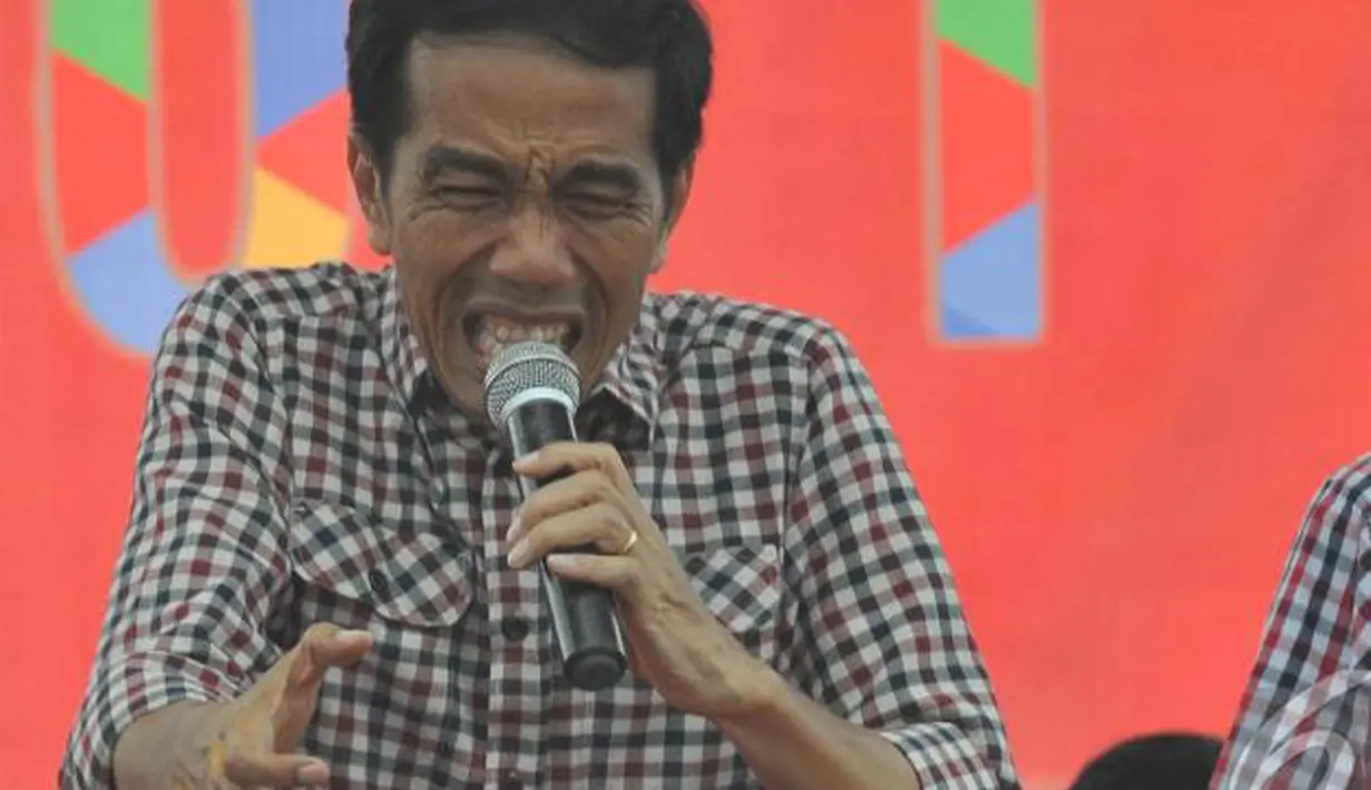 Begini nih, kalo Pak Jokowi lagi geregetan. (Liputan6.com)