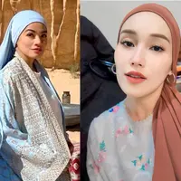 Usai jalankan ibadah, BCL mengunjungi Al Ula. Gaya fashionnya begitu dramatis dengan turban dan coat panjang bernuansa coklat senada bagai saudagar. [@itsmebcl