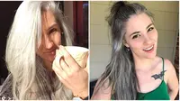Rambut beruban pada perempuan (Sumber: Instagram/pailasbarbosa84/grombre)