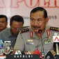 Kapolri Jenderal Pol Badrodin Haiti 2015 di Mabes Polri Jakarta, Selasa (29/12/2015) (Liputan6.com/Helmi Fithriansyah) 