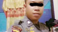 Polisi gadungan ini kerap mengupload foto diri berseragam polisi ke media sosial demi memikat hati seorang hati perempuan yang ditaksir. (Liputan6.com/Aldiansyah Mochammad Fachrurrozy).