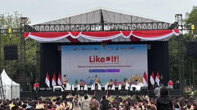 Ketua Otoritas Jasa Keuangan (OJK) Mahendra Siregar saat acara LIKE IT!, Kamis (14/8/2025). (Foto: Liputan6.com/Tira Santia)