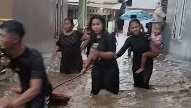Lampung Dilanda Banjir, Longsor dan Puting Beliung, 4 Kabupaten Terendam hingga Rumah Porak Poranda