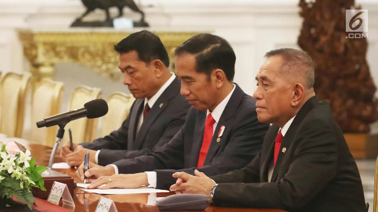 Presiden Jokowi Terima Kunjungan Menhan Korea Selatan
