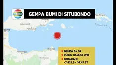 Banyuwangi, Jawa Timur, diguncang gempa 6,4 SR pada Kamis (11/10) dini hari. Gempa berpusat di 61 km sebelah timur Laut Situbondo dengan kedalaman 10 km.