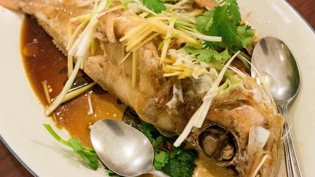 Chinese Steamed Whole Fish