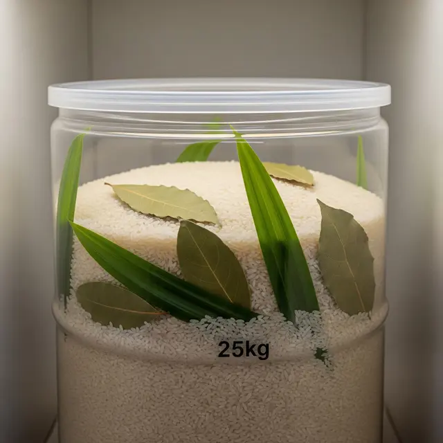 Cara Efektif Menyimpan Beras 25 Kg Agar Tidak Berkutu (Image by Gemini AI)