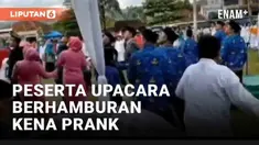 HUT Kemerdekaan ke-77 RI disambut dengan upacara di berbagai daerah. Beragam cerita muncul dari tiap daerah, seperti upacara di Tasikmalaya berikut. Para peserta upacara tiba-tiba bubar jalan dan lari berhamburan karena teriakan tower BTS hendak robo...