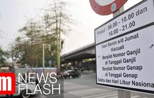 VIDEO: Sosialisasikan Perluasan Ganjil Genap, Dishub dan Polisi Sebar Flyer