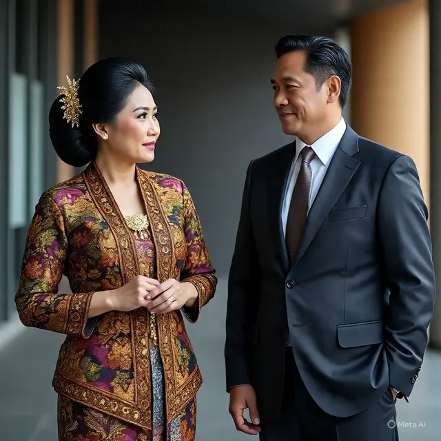 Model Baju Orang Tua Pengantin Modern