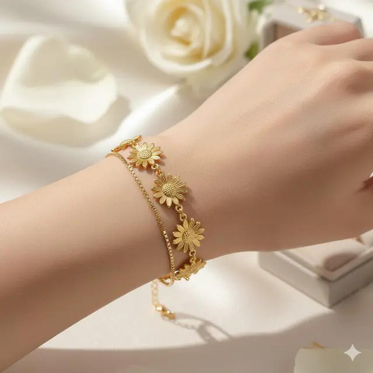 8 Model Gelang Emas 2 Gram untuk Lamaran &amp; Pernikahan, Mewah Tanpa Berlebihan
