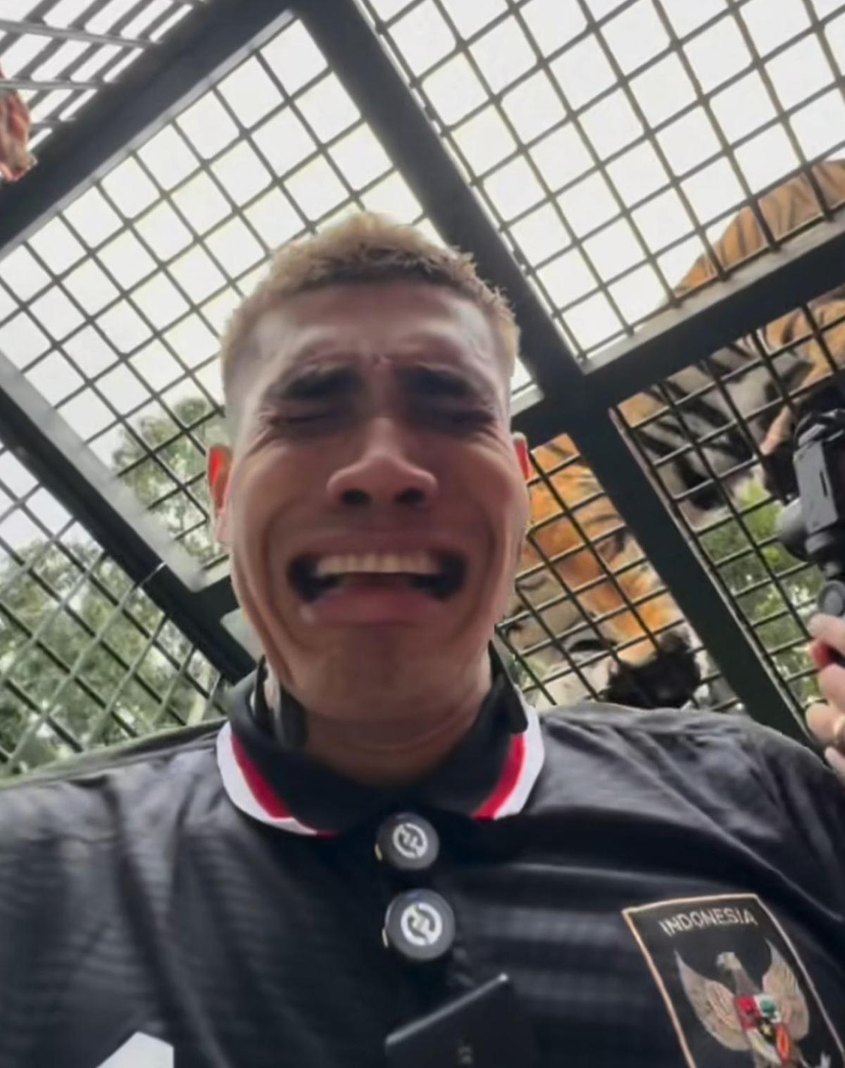 Aisar Khaled Panik Masuk Kandang Harimau Alshad Ahmad, Ekspresi Lucunya Bikin Netizen Ngakak!